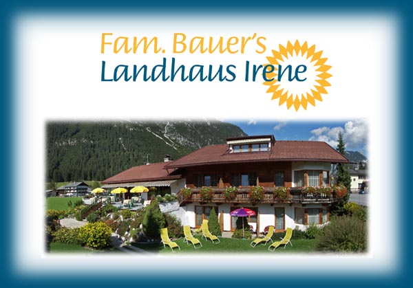 Willkommen  auf  der  Homepage  vom  Landhaus  Irene      "Familie Bauer"